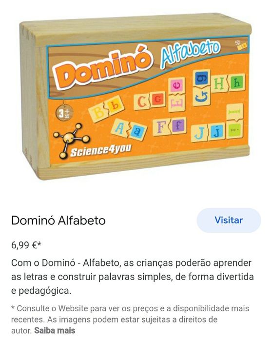Dominó Abecedário