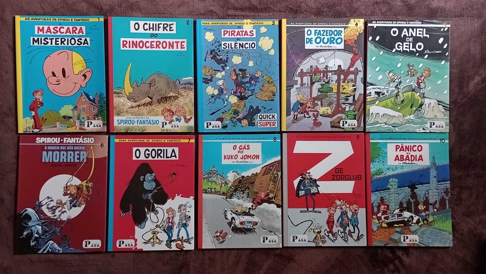 Coleção Spirou e Fantásio - Como nova