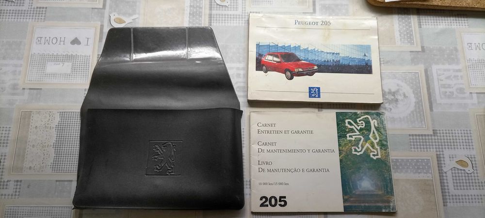 Manual do Proprietário Peugeot 205