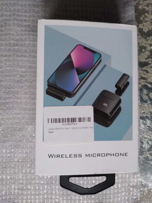 Bezprzewodowy mikrofon krawatkowy do IPhone