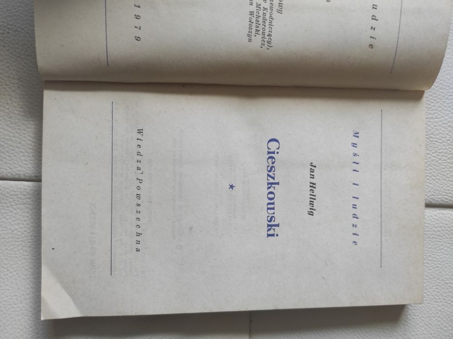 Cieszkowski Hellwig myśli i ludzie
