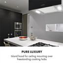 Klarstein Kronleuchter Okap wyspowy