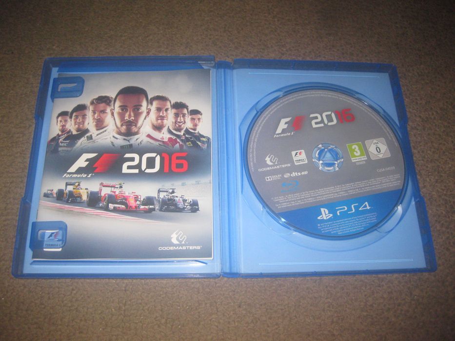 Jogo "F1 2016" para a Playstation 4/Impecável!