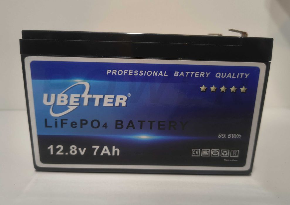 Akumulator Life PO4 Ubetter 12,8v 7Ah 89,6Wh "11"