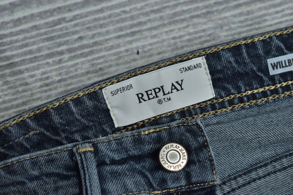Replay Willbi Regular Slim Fit Jeansy Męskie W31 L32