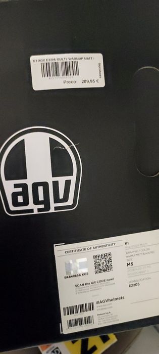 Capacete Agv k1.
