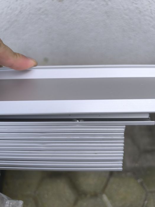 Perfis de Alumínio Anodizado NOVOS – 2 Metros – Lote / Unidade