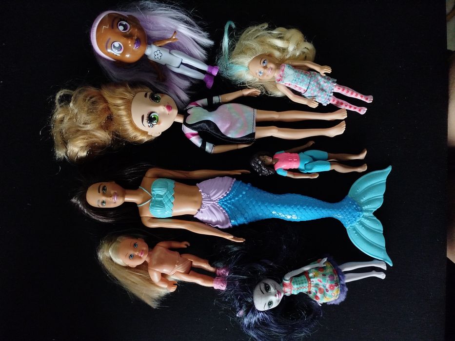 Lalki barbie i inne syrenka
