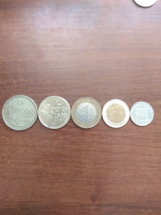Набор монет Турции