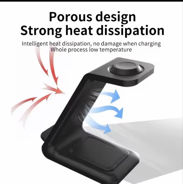 Бездротова зарядка/Беспроводная зарядка iphone android apple watch