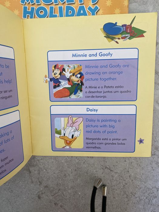 Livros de leitura Inglês para crianças Disney
