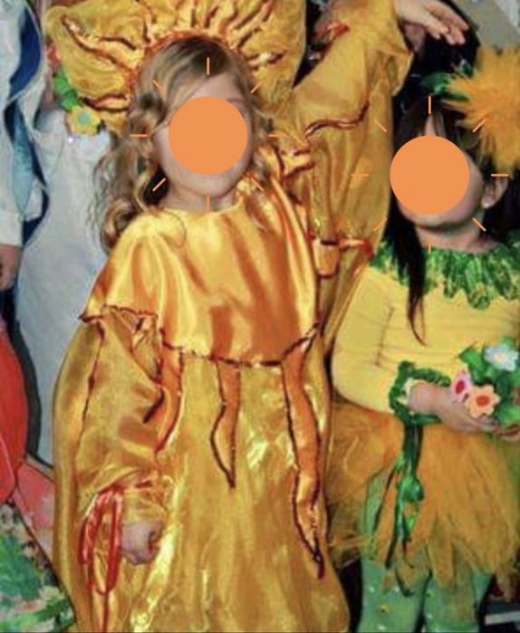 Сонечко дівчинка, сонце карнавальний костюм