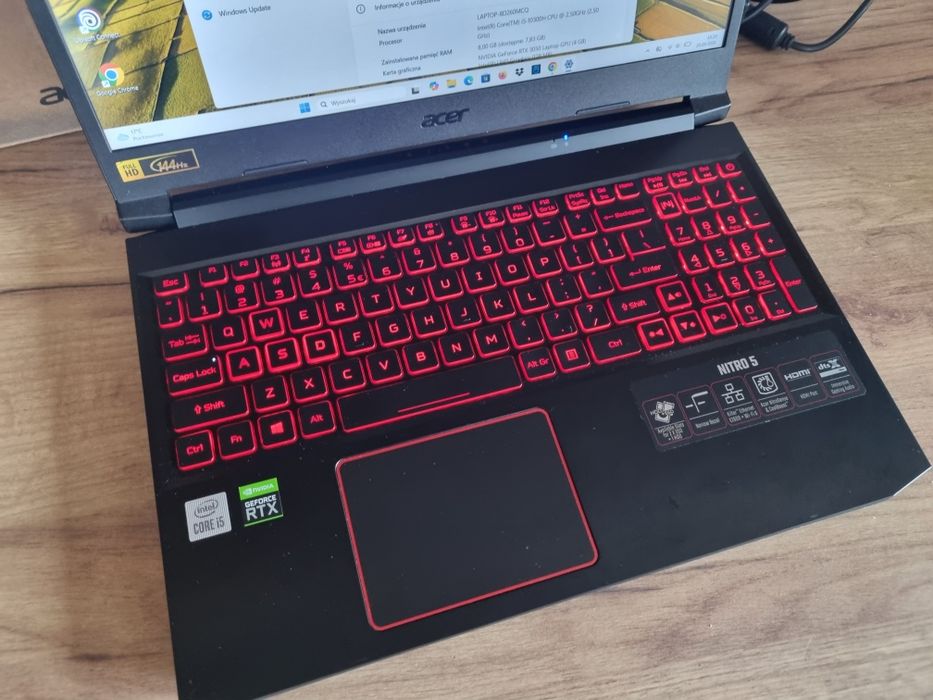 Acer nitro 5 i5 /Rtx 3050 / ssd