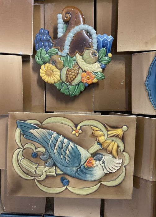 Piec Kaflowy zabytkowy sygnowany Miśnia