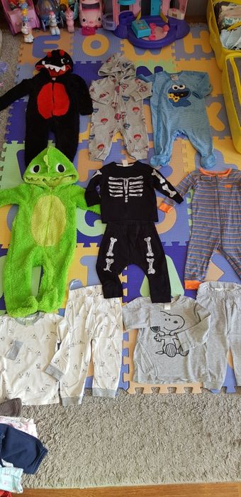 Strój na Halloween smok diabeł kościotrup snoopy piżama elmo śpiochy 7