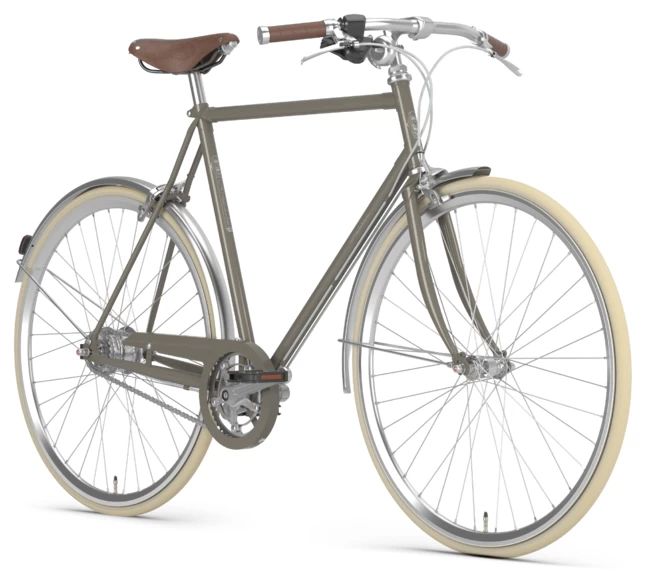 Rower miejski Gazelle Van Stael Męski Moon Rock 59