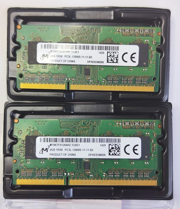 Оперативна пам'ять для ноутбука Micron DDR3L 4Gb