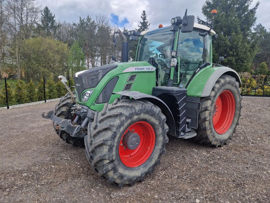 Fendt 718 VARIO TMS PROFI PNEUMATYKA  Klima TUZ Miękka OŚ/Kabina Isobus Prosto z ciężarówki !! SPROWADZONY