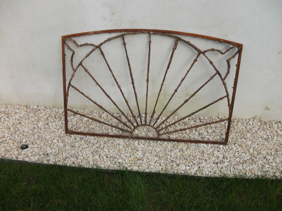 Grade Vitral em ferro forjado Seculo XIX