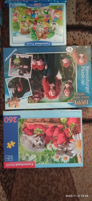 Пазли Ravensburger, Castorland, danko toys, Trefl