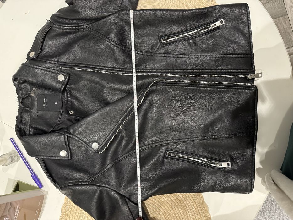 Куртка косуха еко шкіра з дефектом