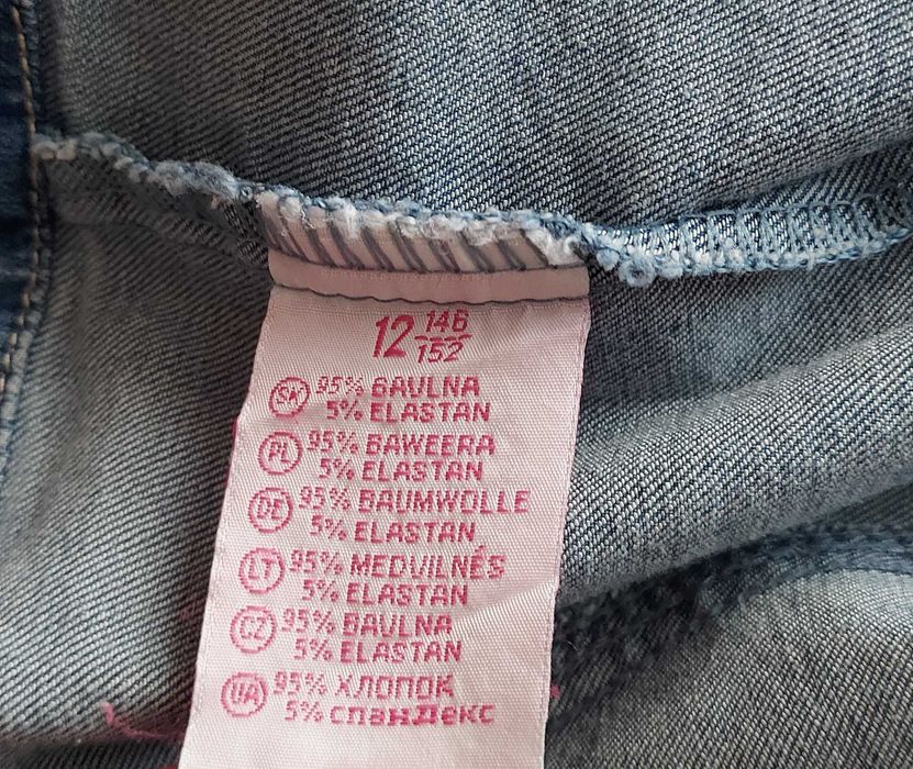 Джинсовий костюм на дівчинку 146-152