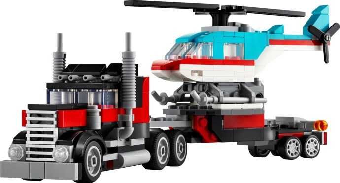 LEGO 31146 - Camião com helicóptero