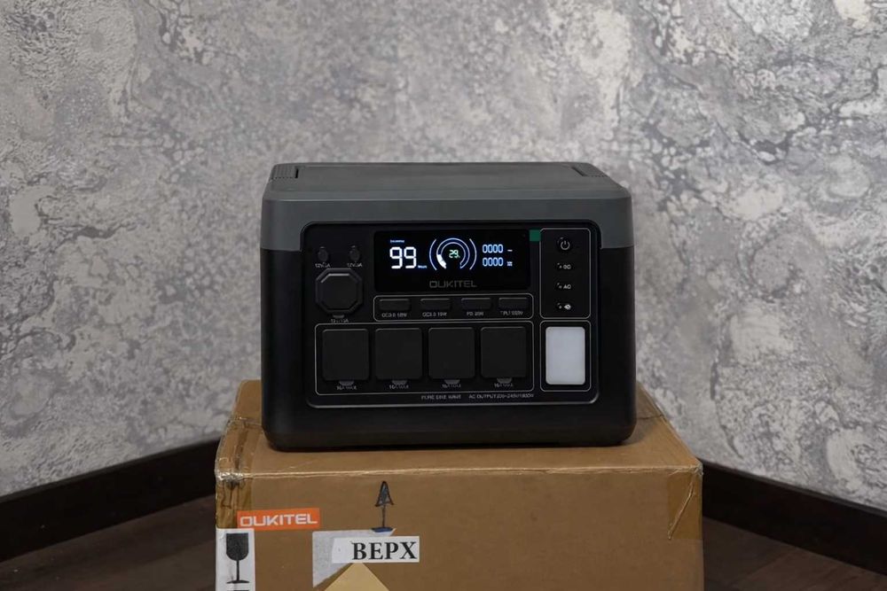 Зарядна станція Oukitel P1000E Plus 1800W 1024Wh LiFePO4 Нова