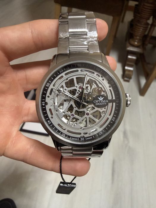Relógio Optima Skeleton