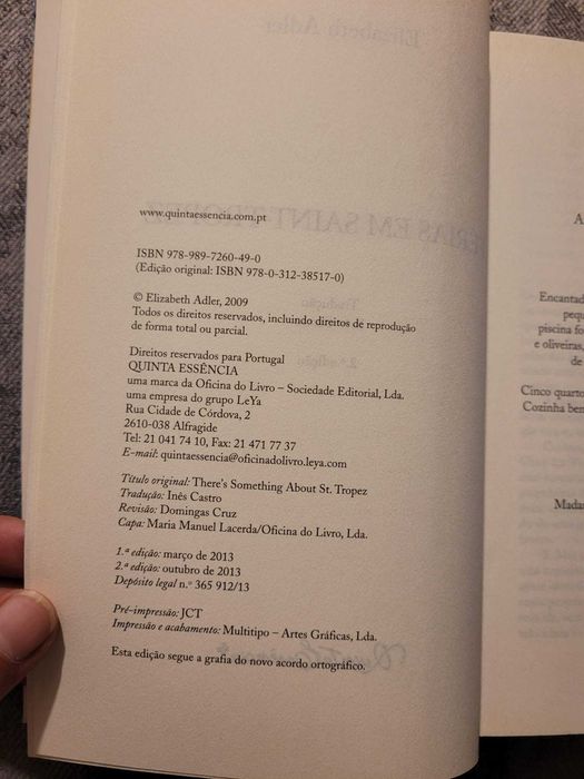 Férias em Saint-Tropez, de Elizabeth Adler