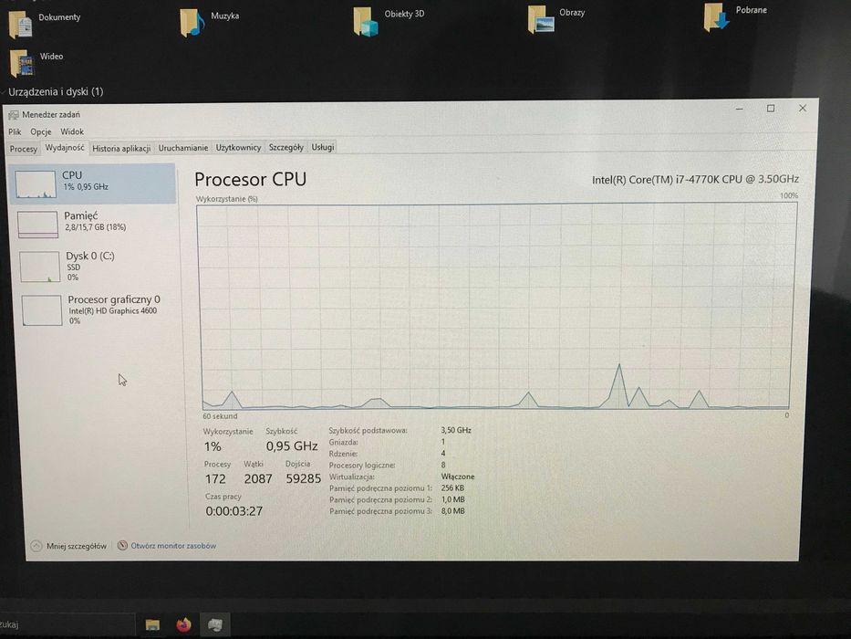Komputer PC i7-4770K/16gbDDR3/ASRockZ87Extreme4/AIMSC808/bez GPU i HDD