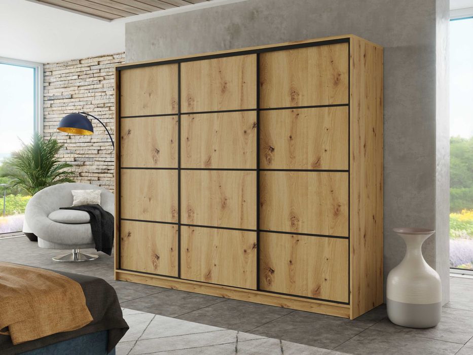Szafa przesuwna Black 150x205x56