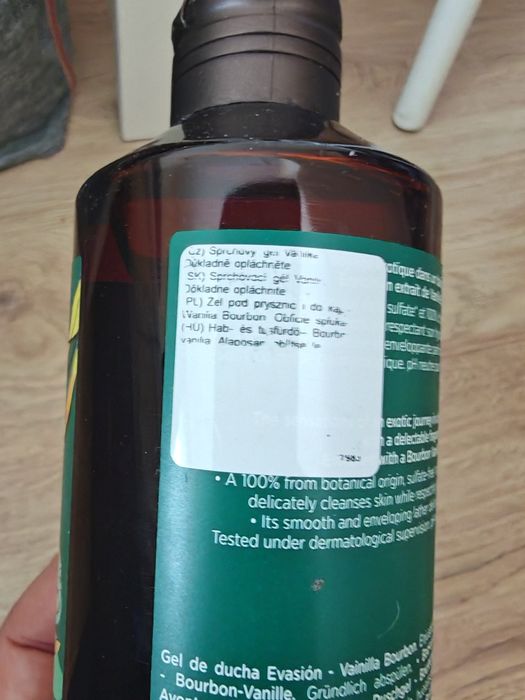 Żel pod prysznic i do kąpieli vanille bourbon yves rocher 400 ml