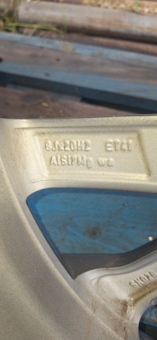 Kodiaq Borbet 8Jx20" ET41 Oryginalne Sportline lub RS