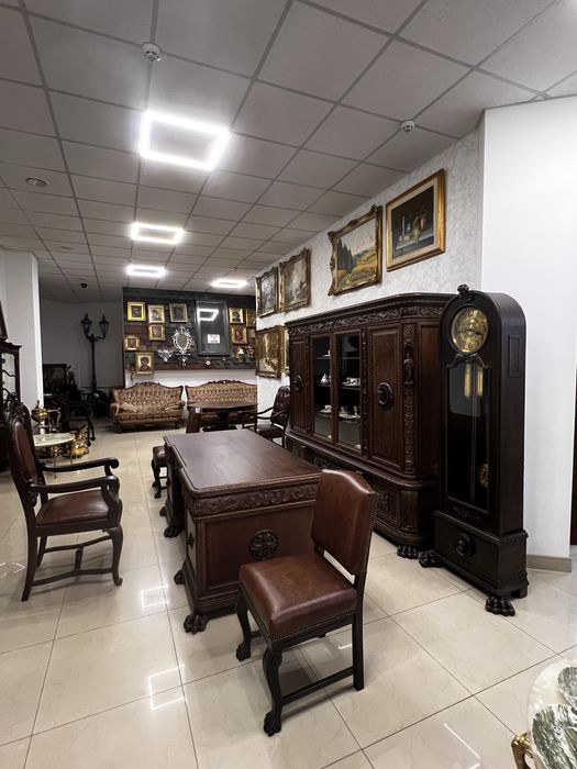 Кабінет Шафа  Письмовий Стіл Крісло Два Стільца1910 р.Німеччина