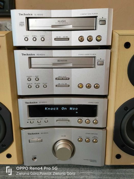 TECHNICS 100% Sprawny Mini Zestaw Audio Stereo Seria HD310 brak pilota