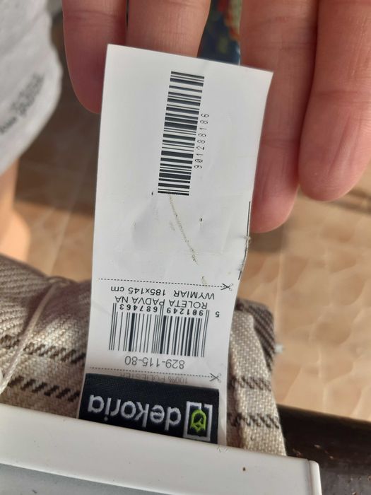 Roleta rzymska prosta 185x145 DEKORIA krata kratka zawsze modna