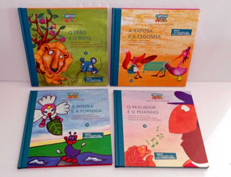 Coleção Completa - As Fábulas de La Fontaine (12 livros)