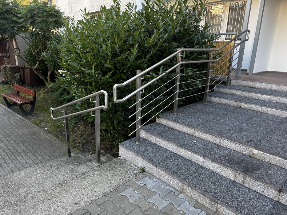 Barierki,schody, balustrady.Stal nierdzewna i Aluminium
