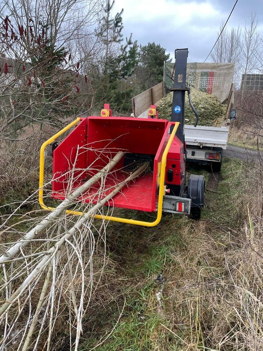 Wycinka drzew,  karczowanie działek, usługi rębakiem