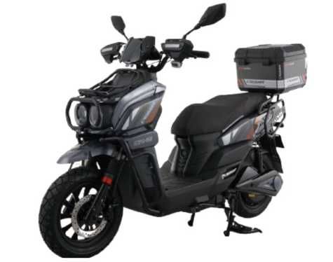 Електроскутер Crosser CR-21 2500W (графенові акб 72V/35Ah)2025 - Сірий