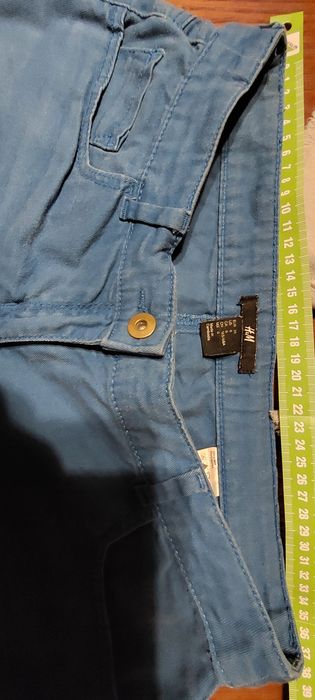 Spodenki H&M niebieskie roz 36 szorty plus Spodenki Orsay roz 36 szare