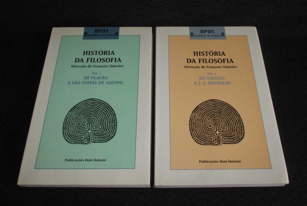 Livros História da Filosofia François Châtelet 2 Volumes