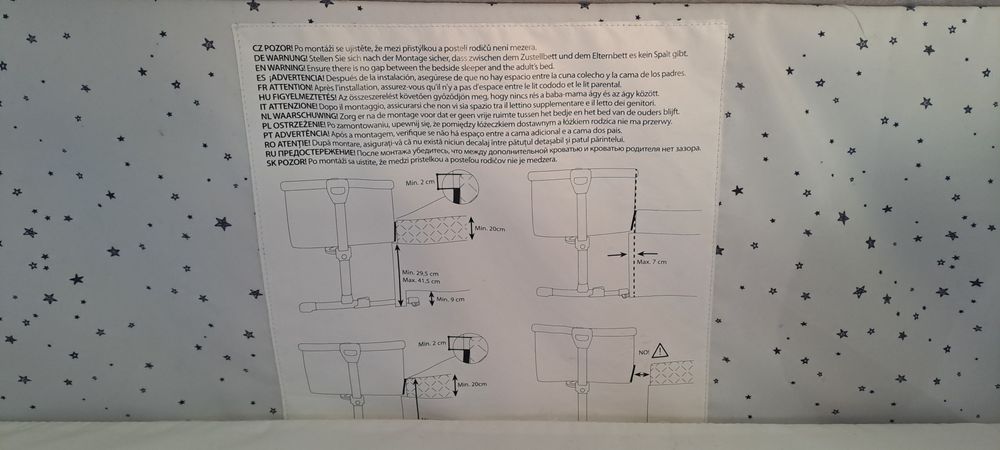 Kinderkraft cama co-sleeping next to me