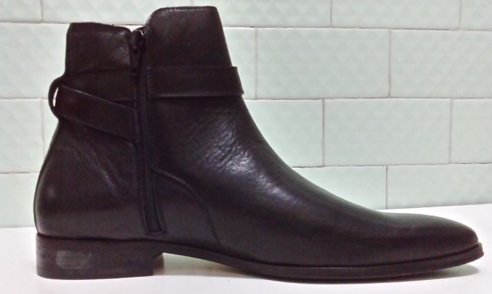 Nº42 Botim Minelli Preto Pele Novo Made in Portugal Top Fashion
