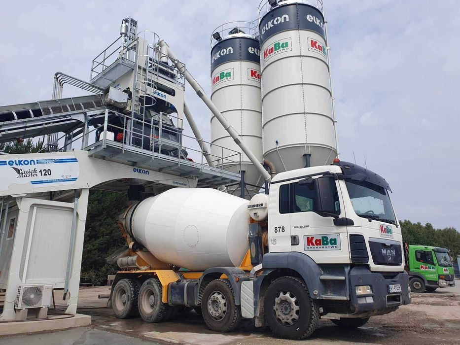 Podsypka pod kostkę, Stabilizacja, Beton półsuchy i Towarowy Nasielsk