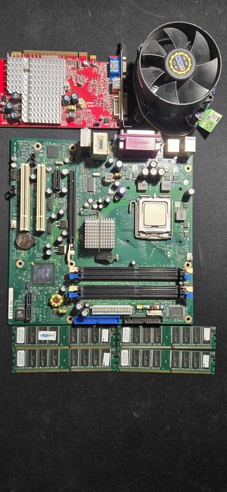 Pentium 4 630, мат. плата, озу, відеокарта обмін на ssd sata