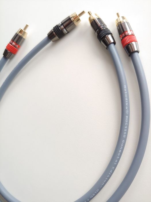 Melodika przewody rca 2x 0.5m mdc1110