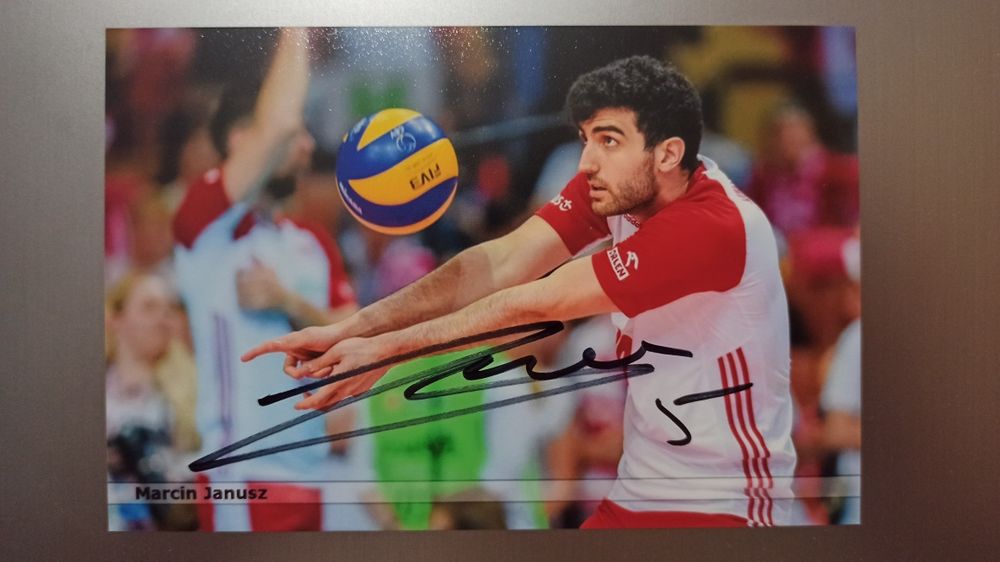 Marcin Janusz autograf siatkówka reprezentacja Polski Zaksa