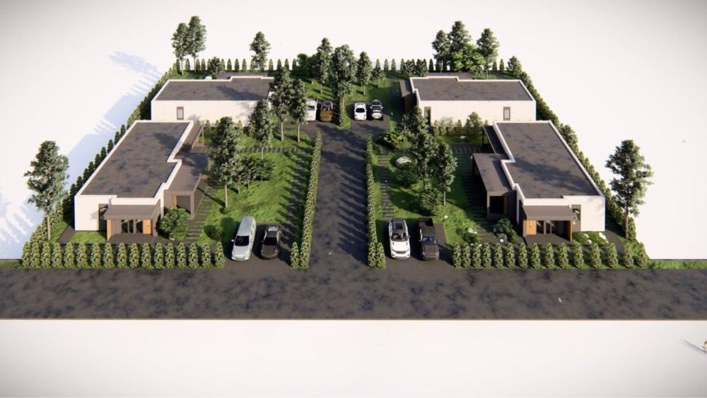 Будинок у КМ «Золоче», сучасний із плоским дахом, с. Вишеньки, 2025 р